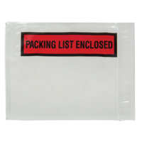 PF880 Packing List Envelope, 4-1/2" L x 5-1/2" W, Backloading Style