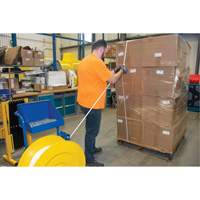 PF983 Strapping, Polypropylene, 3/8" W x 12900' L, White, Machine Grade