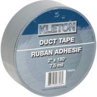 Utility Grade Duct Tape, 7.5 mils, Silver, 50 mm (2") x 55 m (180') PG374 | KLETON