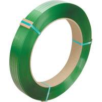 PG554 Strapping, Polyester, 1/2" W x 3380' L, Green, Manual Grade