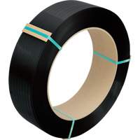 PG559 Strapping, Polyester, 1/2" W x 5800' L, Black, Manual Grade