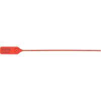 PG664 Heavy-Duty Security Seal, 13", Plastic, Pull-Up Seal