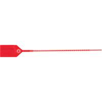 PG665 Standard-Duty Security Seal, 9", Plastic, Plastic Seal