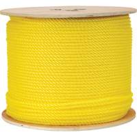 PG715 1/4" Braided Yellow Rope, Polypropylene, 1300'