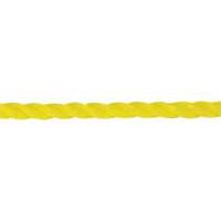 PG715 1/4" Braided Yellow Rope, Polypropylene, 1300'