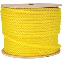 PG717 1/2" Braided Yellow Rope, Polypropylene, 335'