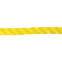 PG718 5/8" Braided Yellow Rope, Polypropylene, 200'