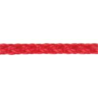 PG774 Braided Red Rope, Polypropylene, 500'