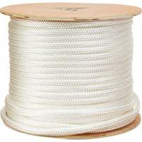 PG775 Braided White Rope, Nylon, 250'