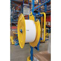 PG777 Distributeur de feuillards, Feuillard Polyester/Acier/Polypropyl&egrave;ne, Dia de noyau 16"/8", largeur de rouleau 3"/8"/6"