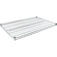 RL040 Wire Shelf for Heavy-Duty Chromate Wire Shelving, 36" W x 24" D, 800 lbs. Capacity