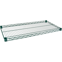 Shelf for Heavy-Duty Green Epoxy Finish Wire Shelving, 36" W x 18" D, 800 lbs. Capacity RL622 | KLETON