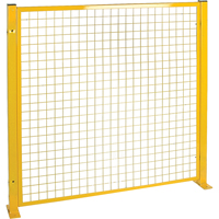 Mesh Style Perimeter Guard, 4' H x 4' W, Yellow RL848 | KLETON