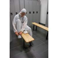RL871 Banc pour vestiaire, Bois, 48" lo x 9-1/2" la x 16-1/2" h