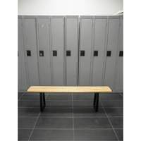 RL871 Banc pour vestiaire, Bois, 48" lo x 9-1/2" la x 16-1/2" h