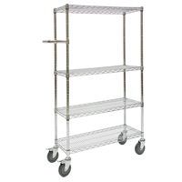 RL914 Chariots &agrave; pousser, Chrom&eacute;, 30" x 60" x 14", Capacit&eacute; 800 lb