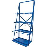 RL922 R&acirc;telier de rangement pour barre, Vertical, 3 Niveaux, 36" la x 24" p x 84" h, 3000 lb Cap.