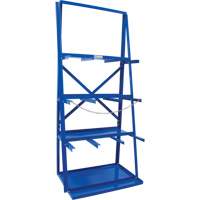 RL922 R&acirc;telier de rangement pour barre, Vertical, 3 Niveaux, 36" la x 24" p x 84" h, 3000 lb Cap.