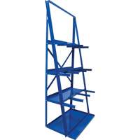 RL922 R&acirc;telier de rangement pour barre, Vertical, 3 Niveaux, 36" la x 24" p x 84" h, 3000 lb Cap.