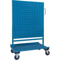 RN555 Support combin&eacute; bac/panneau perfor&eacute;, &agrave; deux c&ocirc;t&eacute;s, 38" la x 24-1/2" p x 55" h