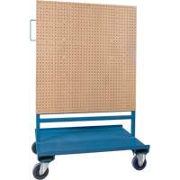 RN555 Support combin&eacute; bac/panneau perfor&eacute;, &agrave; deux c&ocirc;t&eacute;s, 38" la x 24-1/2" p x 55" h