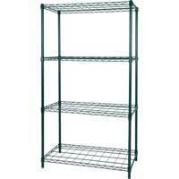 RN780 Dry Rack Shelving, 4 Tiers, 36" W x 63" H x 18" D