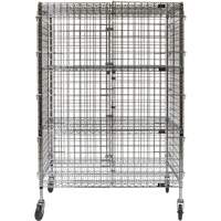RN804 Chariot de s&eacute;curit&eacute;, Chrom&eacute;, 48" x 69" x 24", Capacit&eacute; 500 lb