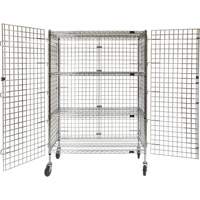 RN804 Chariot de s&eacute;curit&eacute;, Chrom&eacute;, 48" x 69" x 24", Capacit&eacute; 500 lb