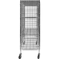 RN804 Chariot de s&eacute;curit&eacute;, Chrom&eacute;, 48" x 69" x 24", Capacit&eacute; 500 lb