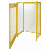 SAF837 Armoires pour cylindres &agrave; gaz, nbre de bouteilles: 10, 44" , 30" , 74" , Jaune