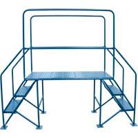 VD709 Crossover Ladder, 35-1/2" Overall Span, 31-1/2" H x 22" D, 22" Step Width