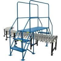 VD709 Crossover Ladder, 35-1/2" Overall Span, 31-1/2" H x 22" D, 22" Step Width