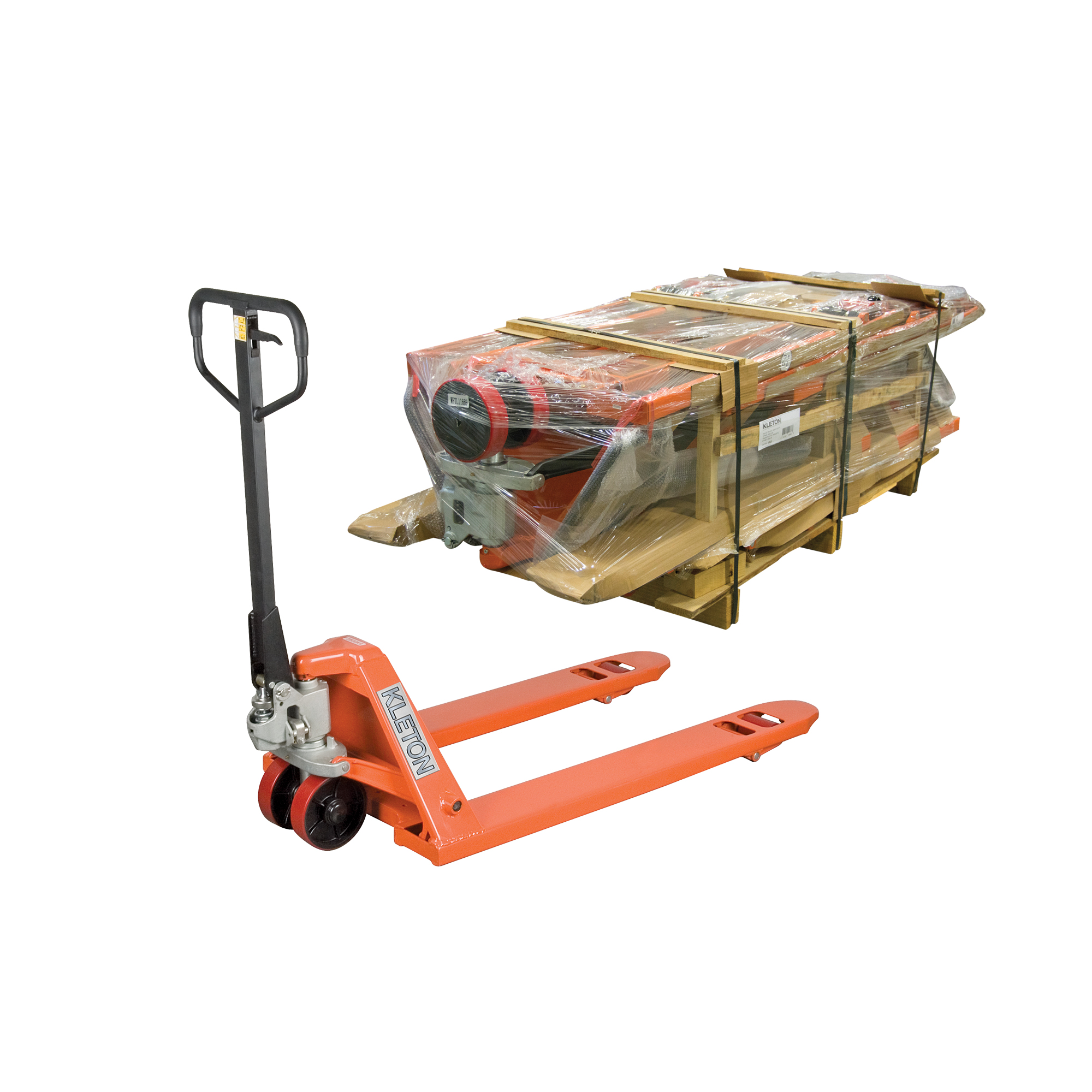 Transpalette hydraulique robuste, Acier, 36